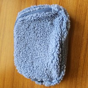 Blue Fuzzy Belt Bag